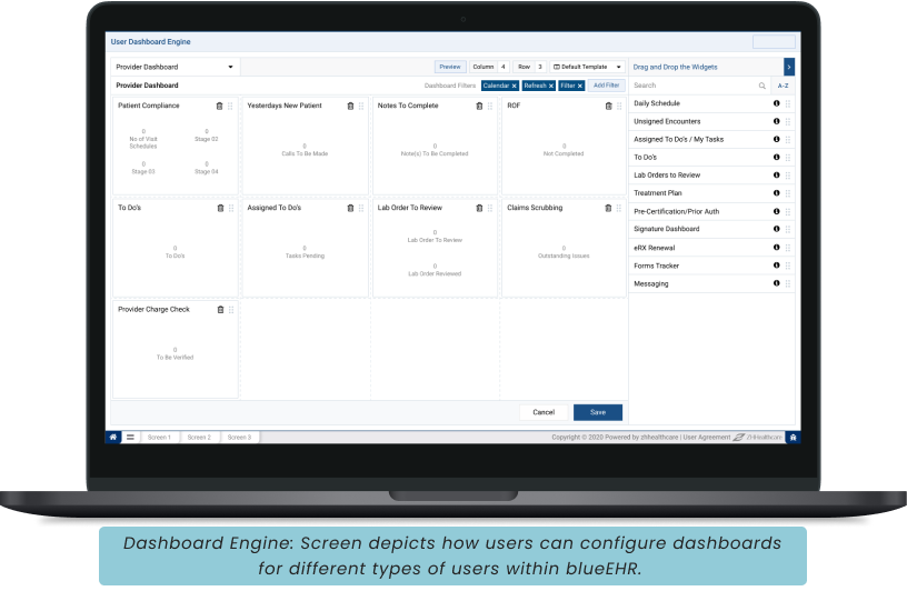 Customizable Dashboards