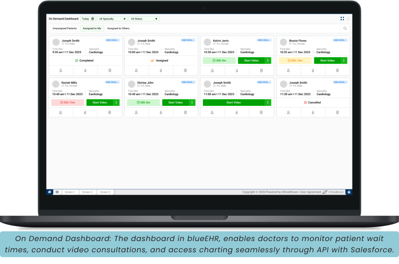 On Demand Dashboard