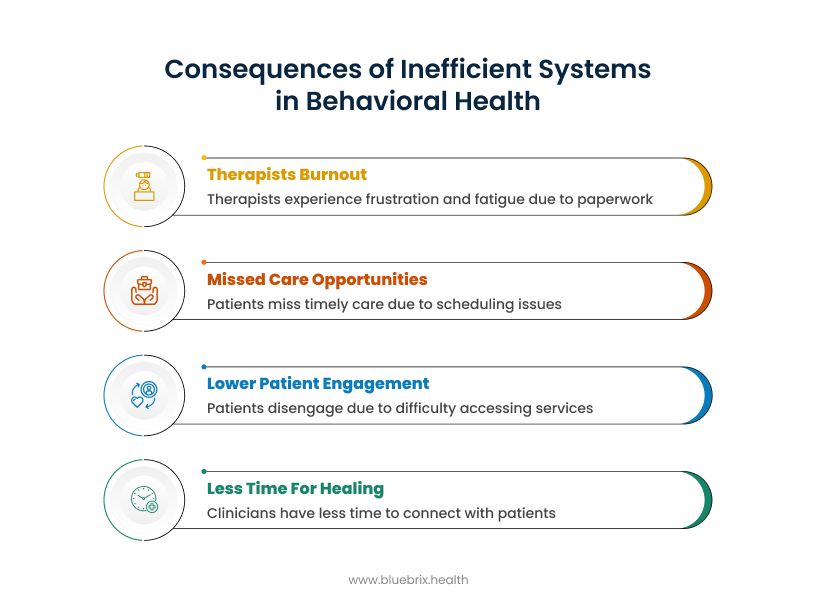 Consequences of Inefficient Systems in Behavioral Health