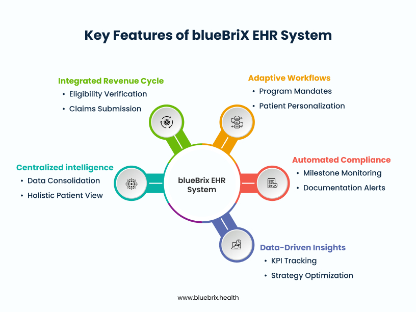 Key Features of blueBriX EHR System