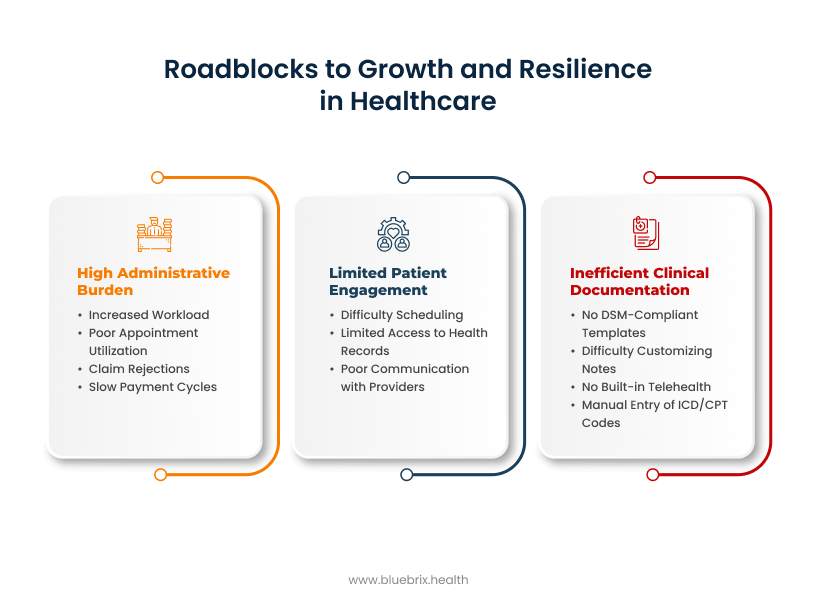 Roadblocks to Growth and Resilience in Healthcare