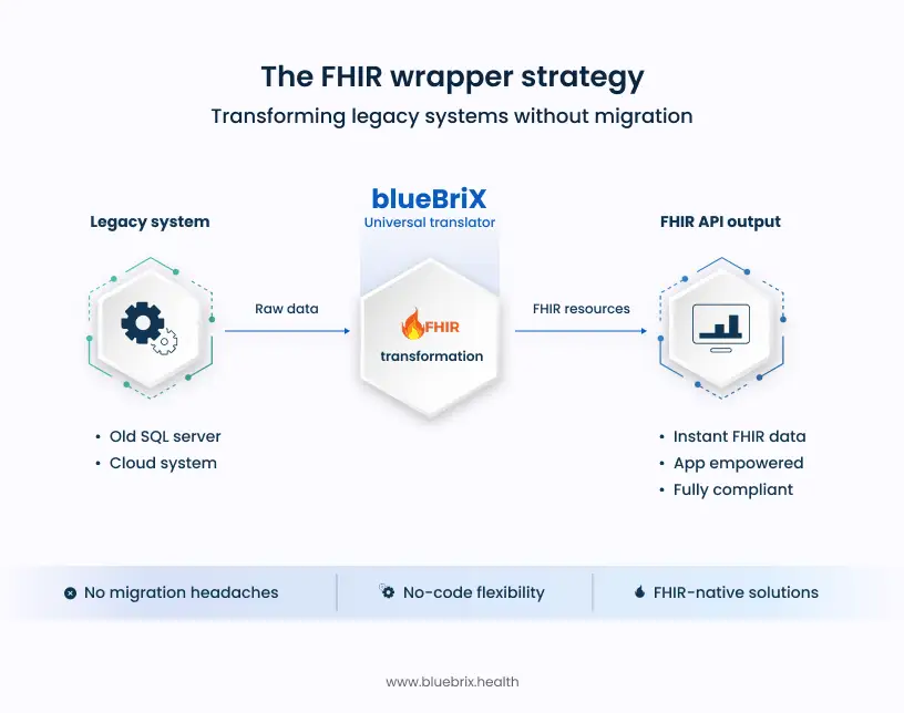 1. The FHIR wrapper strategy