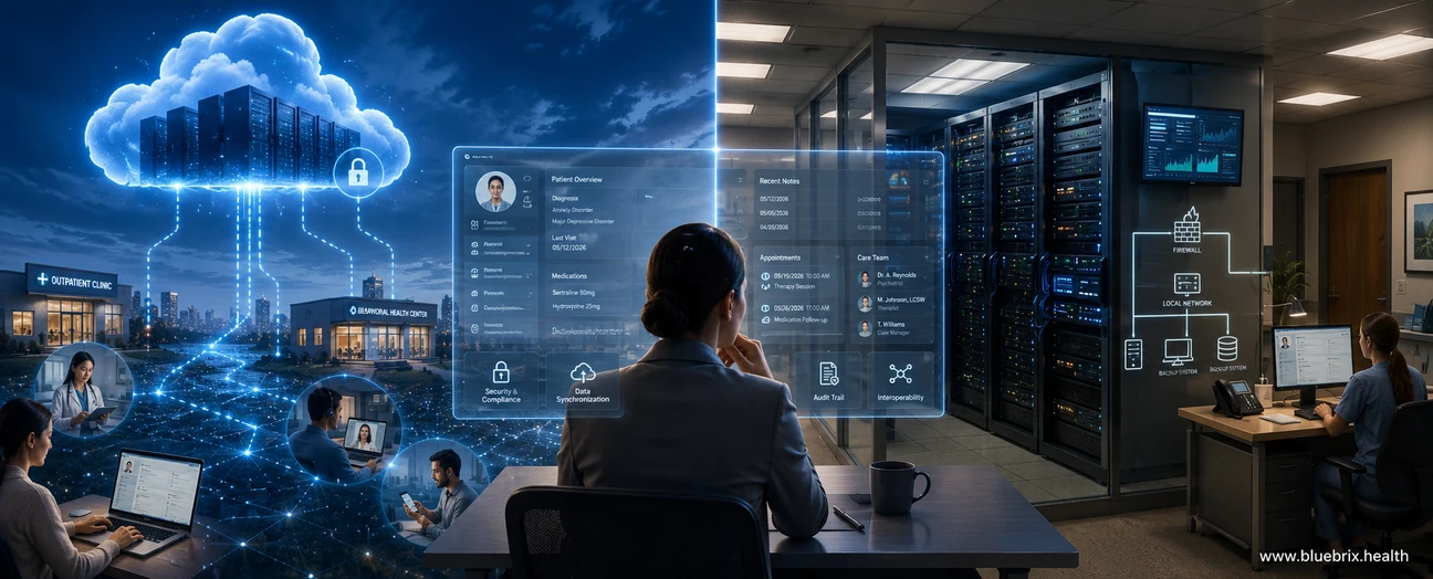 Cloud vs. on-premise behavioral health EHR after the 42 CFR Part 2 deadline: a decision guide